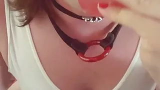 AuchNicole, Ruined Slut Red Lips, Deep Throat Training
