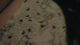 Black & White flowered panties