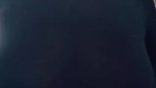 Big black titty reveal