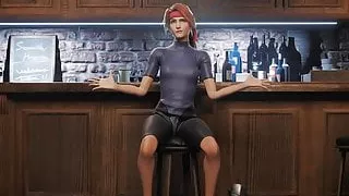 Funny Final Fantasy Scene Jessy and Cloud