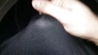 Cumming in white nylon briefs and baselayer