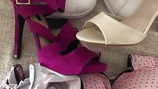 BH, Sperma, Schwuler Sex, Fersen, High Heels