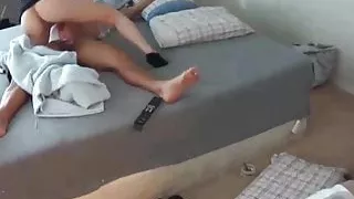 Amateur hot college brunette getting fucked