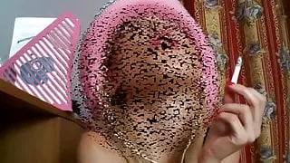 pink lady erotic smoking