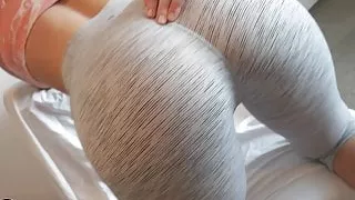 Fuck My Tight Pussy and Creampie in My Ripped Yoga Pants