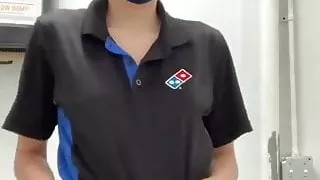 Mexican girl, Domino's pizza