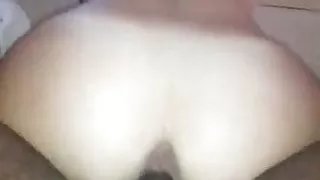 Hotwife has multiple orgasms on long black dick