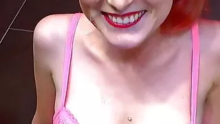 Redhead lia louise gets cumshots and banging