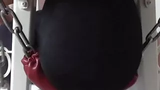 maskjoe get smothered on facesitting chair