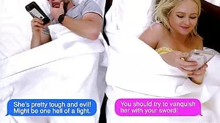 Bratty blonde fucks her lucky stepbrother