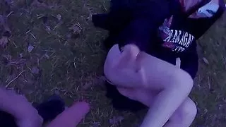 Babe Fucks Missionary and Deepthroats Stranger's Dick