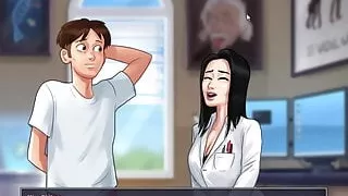 Summertime Saga - Masturbating Miss Okita in class (Pt.34)