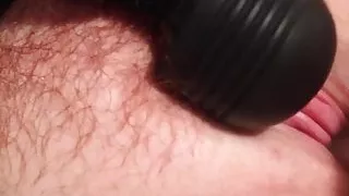 Dildo & vibrator tag team my pussy