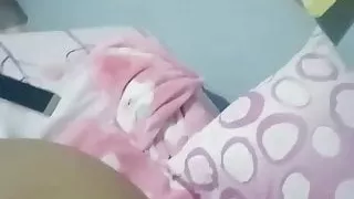 Aunt with her grandson, Thai people