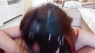 Girlfriend Sensual Sucking Guy's Cock, Doggystyle and Ass