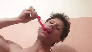 I play with my piss