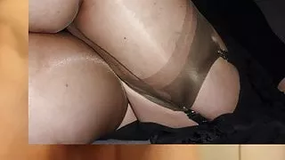 Thick legs and huge cock