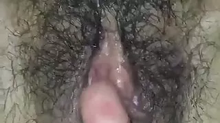 hairy pussy  rubbing