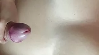 Wife plays with cock