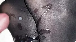 Cum on Nylon