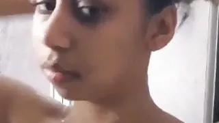 Sexy aunty bathing