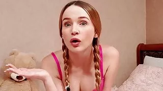 Kaisa Nord Works A Massive Black Dildo With Her Feet And Her