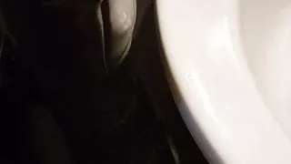 Cumshot on my cocksucking whore's boots