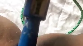 creamy sri lankan pussy dildo fucked