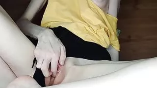 Stunning MILF with puffy nipples.