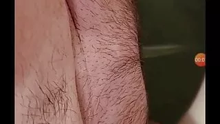 Fat hairy bimbo slut is pissing