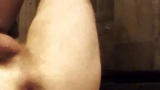 Ass destroyed by fat cucumber