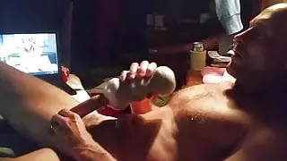 wife caught me masturbating and filmed it