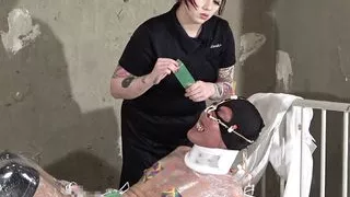 Japanese Femdom, Katie in Electric CBT for Sub