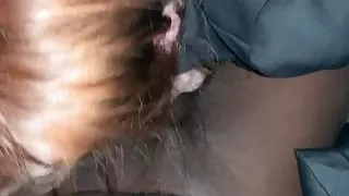 Red head deep throating young bbc