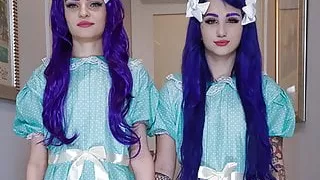 Come Play With Us! Evil Twin STEPSISTERS Suck Me OFF