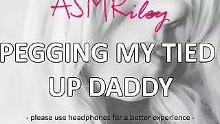 EroticAudio - ASMR Pegging my Tied Up Daddy, ddlg, StrapOn