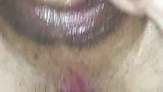 Verbal man pegged good while edging his cock