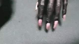 WOW! Look at her hands!