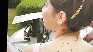 Milky bitch Aditi Bhatia spitting cum tribute