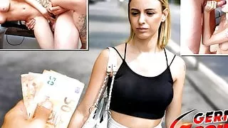 German Scout - Skinny Teen Lya Picked Up And Fucked For Cash