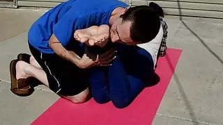 TSM - Monica has her feet worshiped