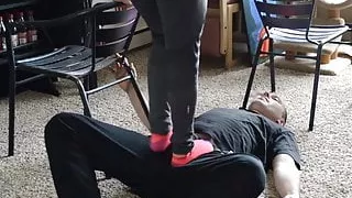 TSM - Dylan Rose jumps on and ballbusts me wearing socks