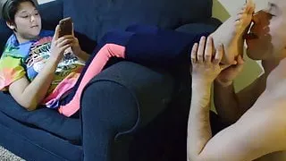 TSM - Dylan Rose has her sexy feet licked and worshiped