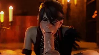 Morrigan Blowjob