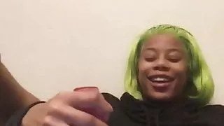 Green Hair Pretty Pussy