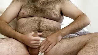 Hairy Jackoff In Bed (preview)