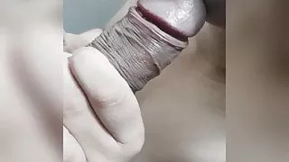 Hottie sucking my big cock