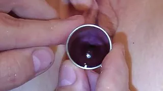 Magnificent view inside a peehole