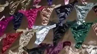 My Victoria secret second skin satin thong collection