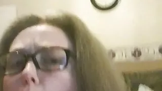 I love sucking on me dildo